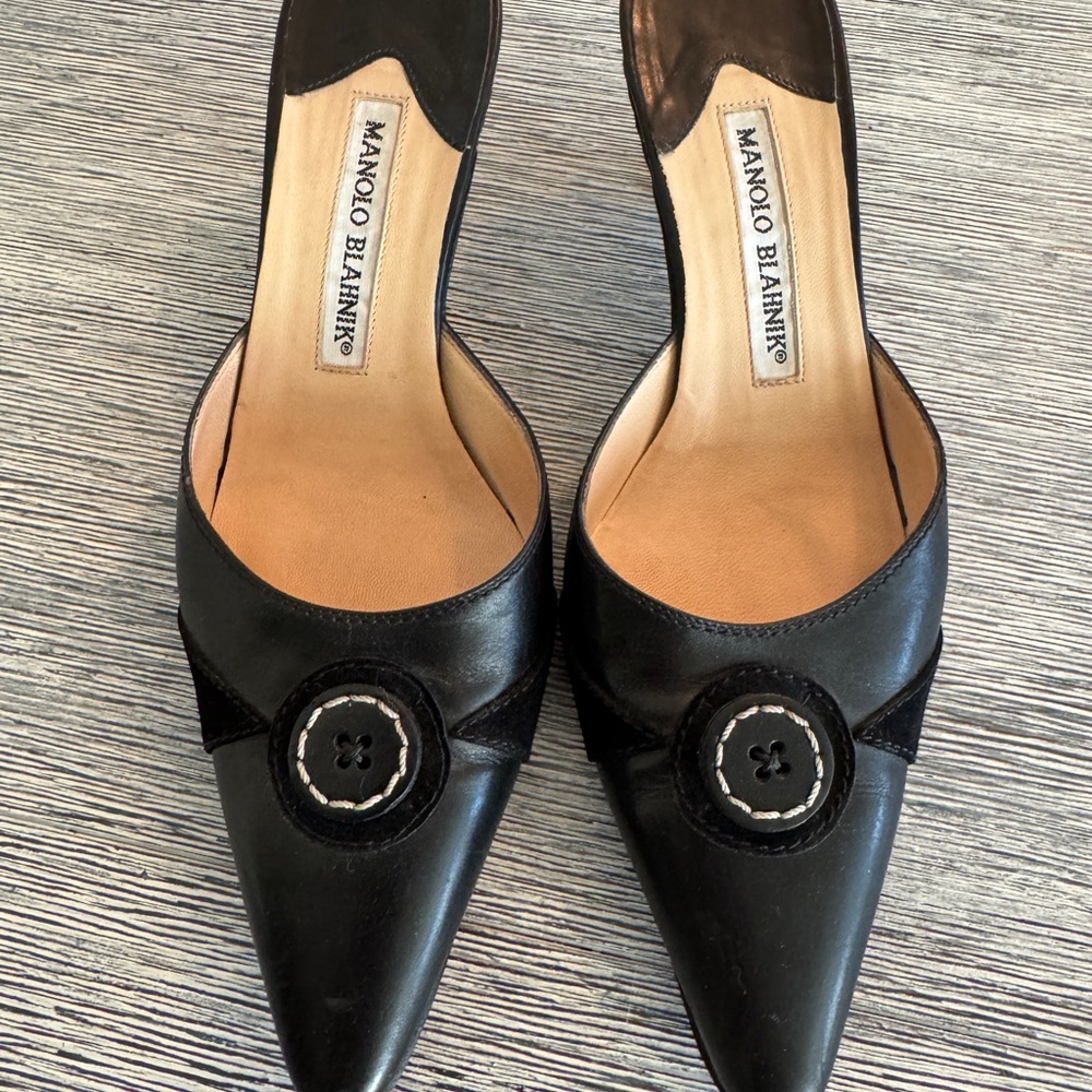 Manolo Blahnik Black Women's Shoes